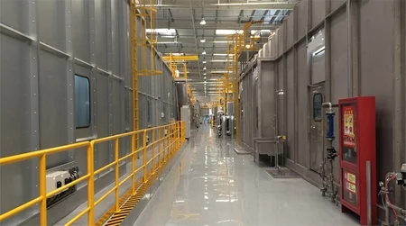 Sistema de pretratamiento y electrorecubrimiento de segundo nivel