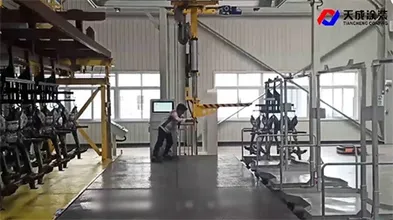 Carga robótica de piezas de chasis