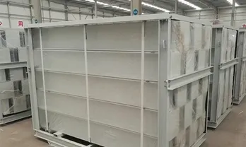 Embalaje y envío de estructuras de acero
